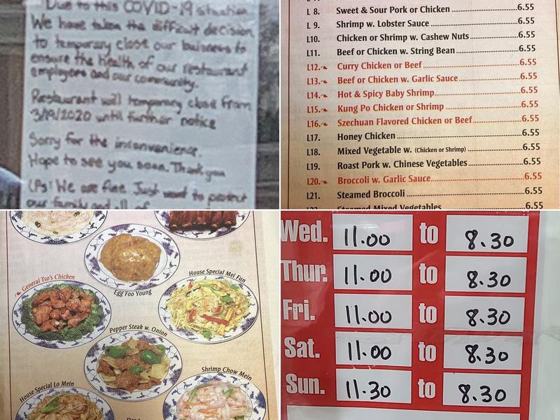 Top China Menu