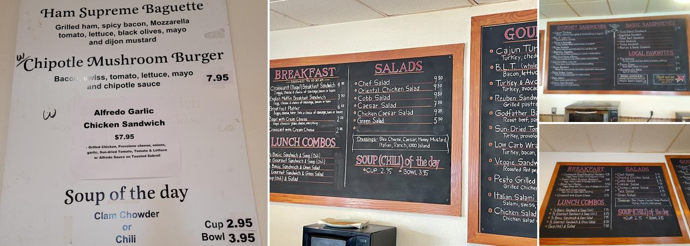 Willows Deli Menu