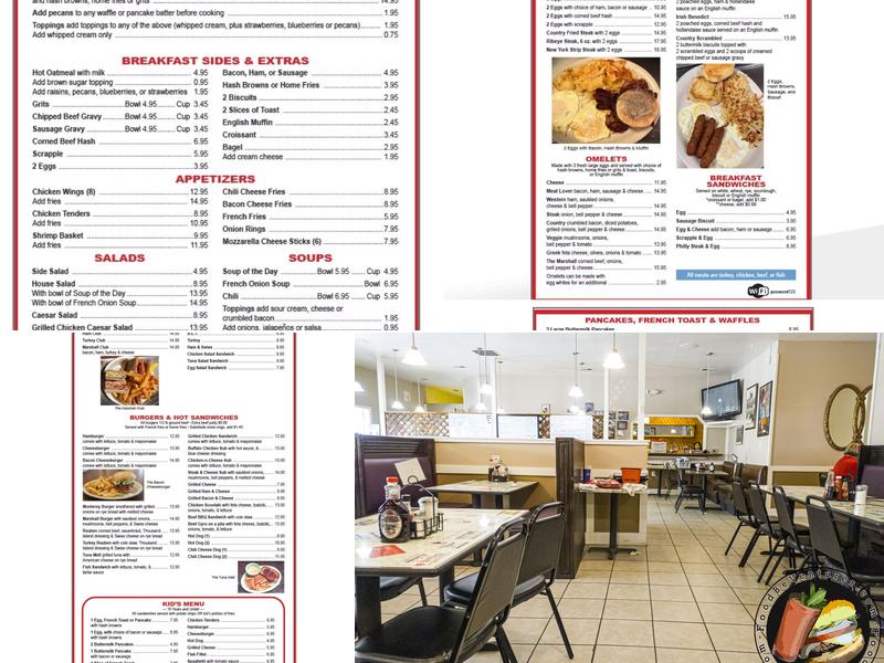 Marshall Diner Menu