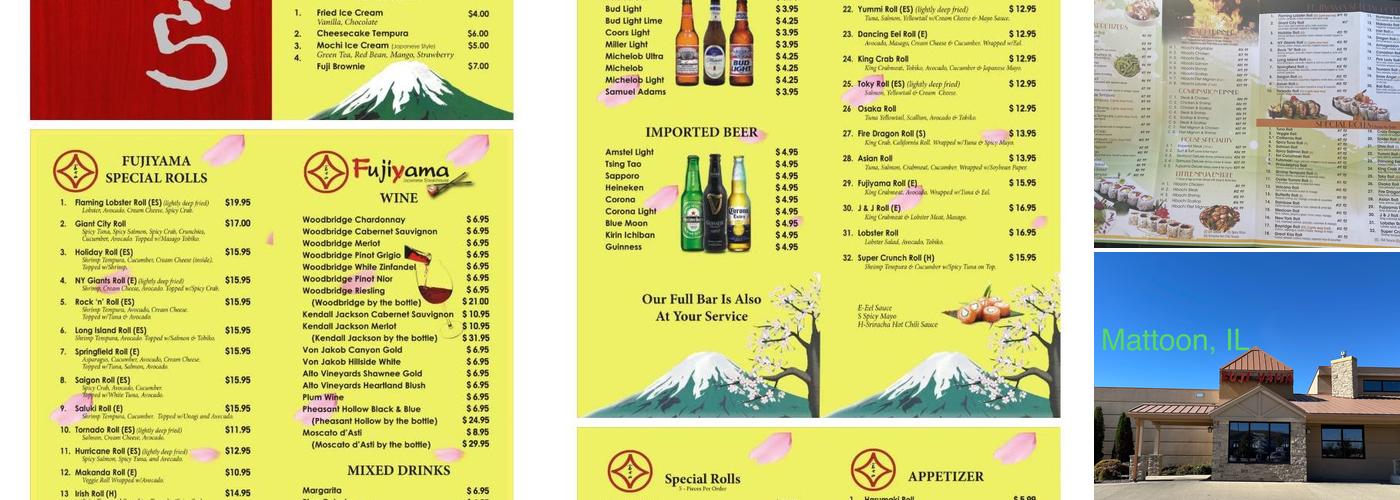 Fujiyama Japanese Steakhouse (Mattoon) Menu