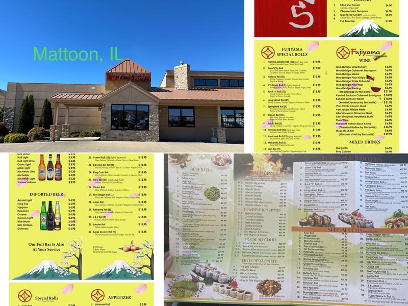 Fujiyama Japanese Steakhouse (Mattoon) Menu