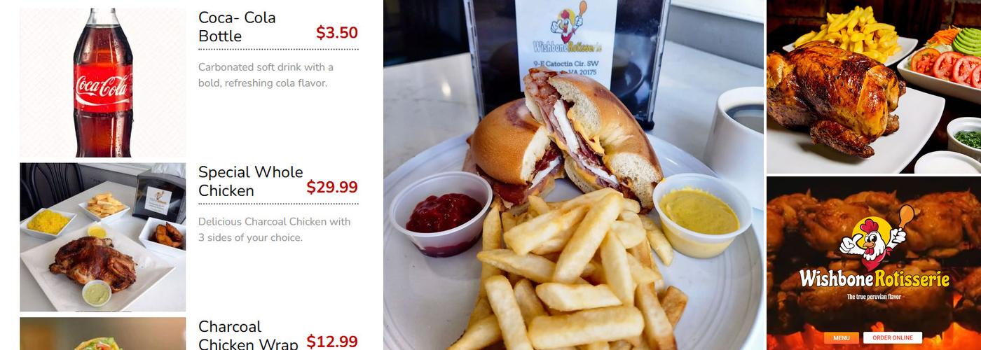WishBone Rotisserie Menu