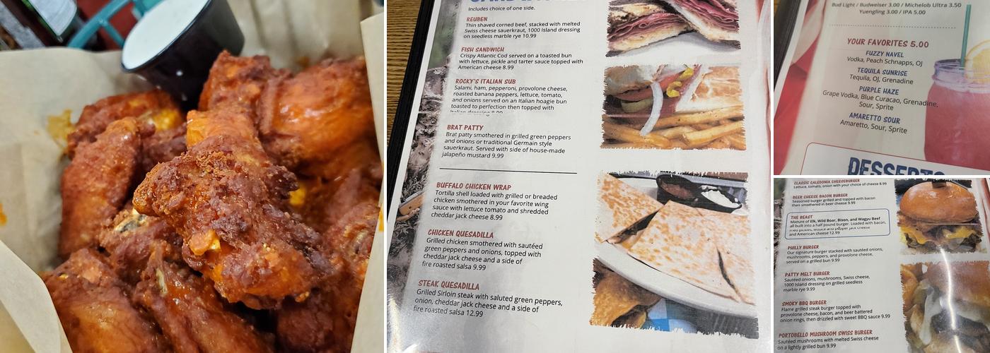 Bowstring Bar & Grill Menu