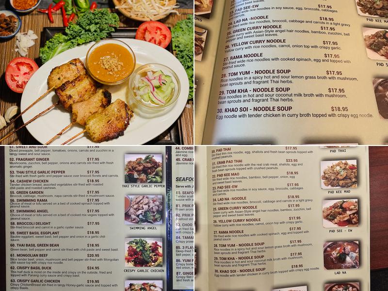 Bangkok Basil Menu