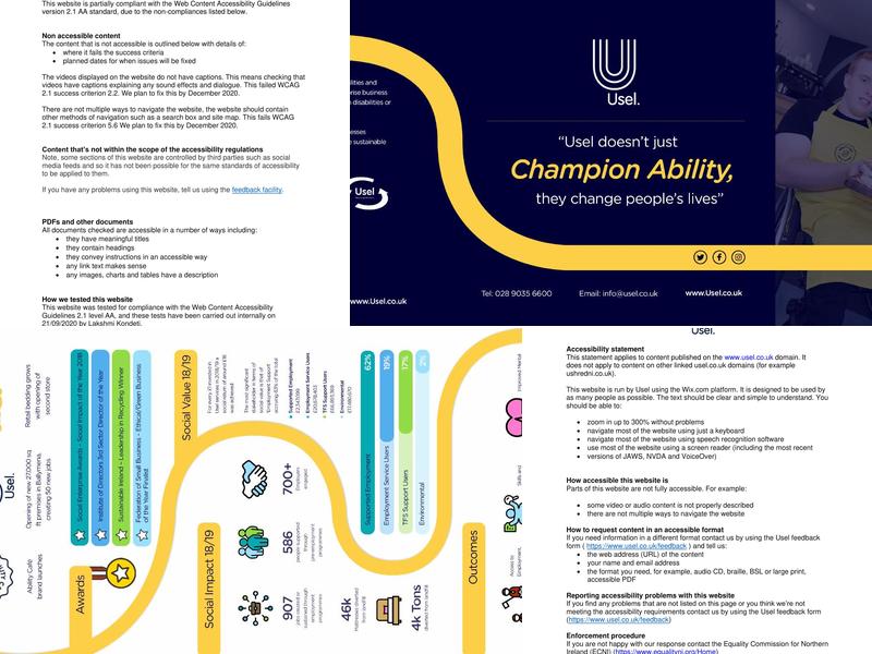 Ability Cafe at The Stables Menu