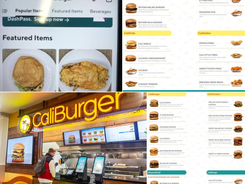 CaliBurger Menu