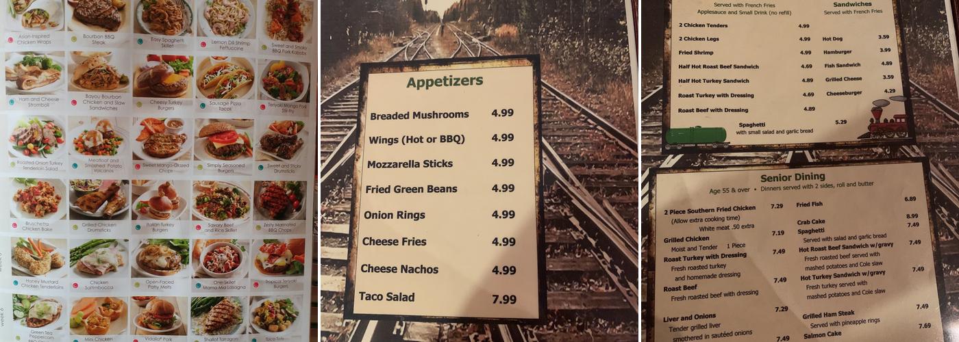 CSX Transportation, Hagerstown Yard Menu