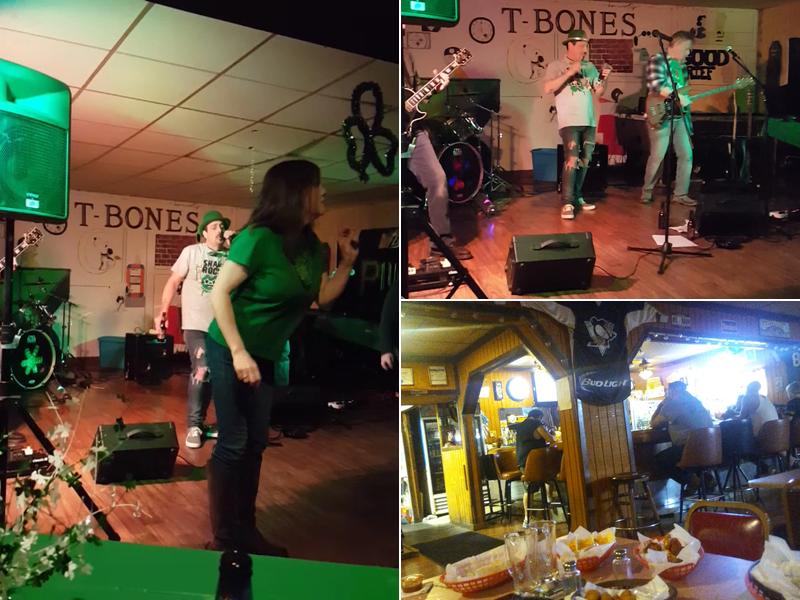 T-Bone's Paramount Cafe Menu