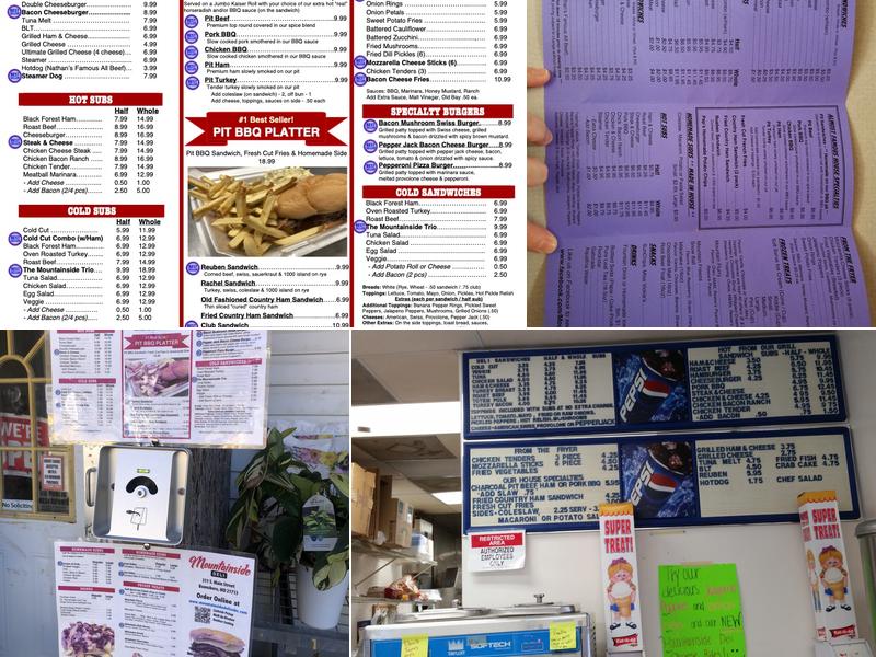 Mountainside Deli Menu