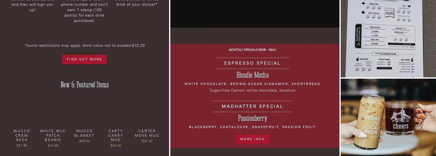 Wake Up Call - Kennedy Menu