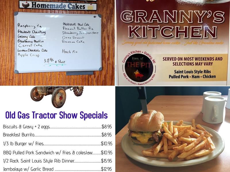 Granny's Kitchen Menu