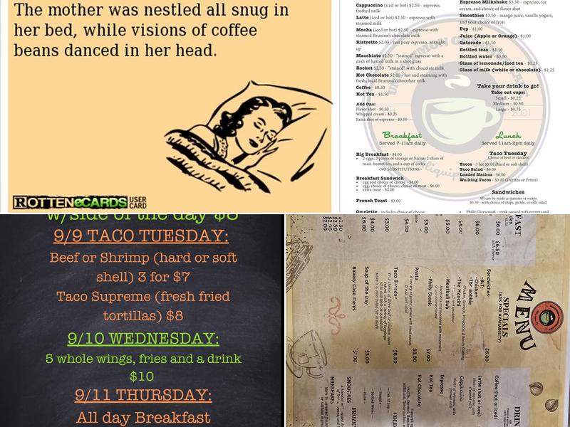 Uncommon Grounds Menu