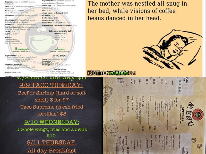 Uncommon Grounds Menu