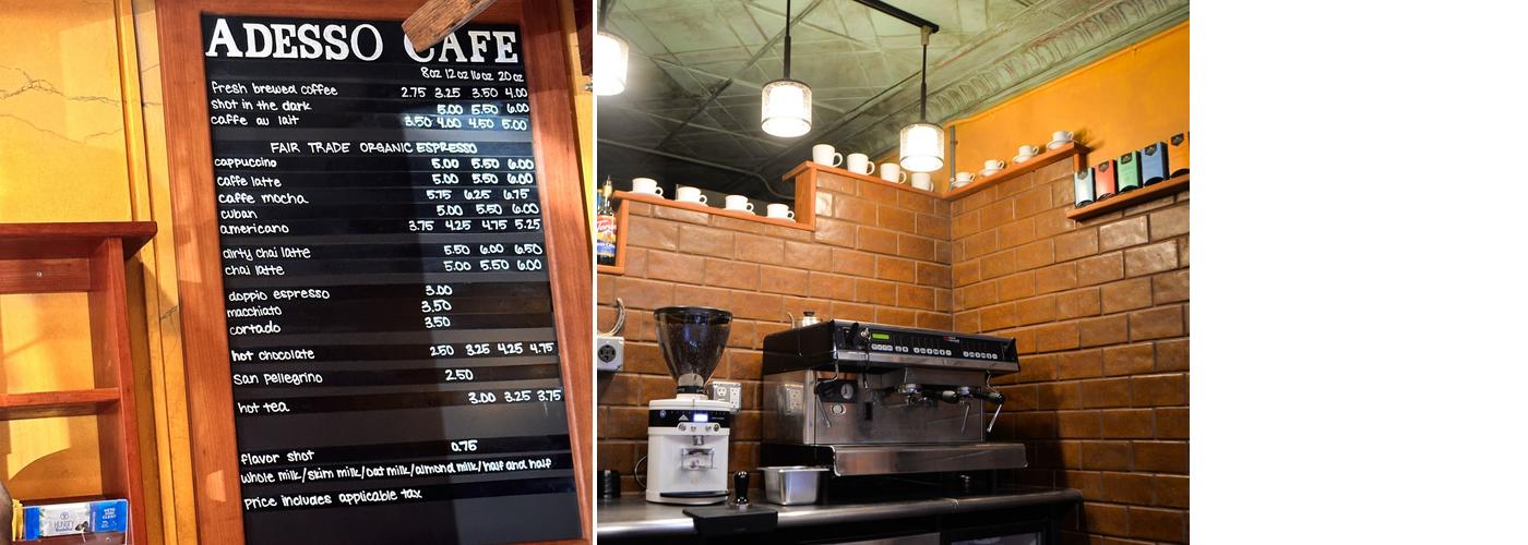 Adesso Cafe LLC Menu