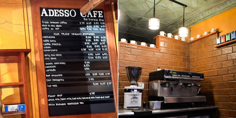 Adesso Cafe LLC Menu