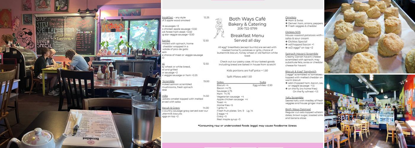 Both Ways Cafe Menu