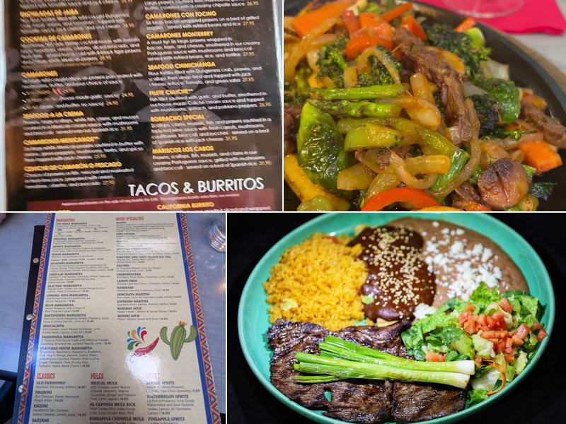 Las Margaritas Menu