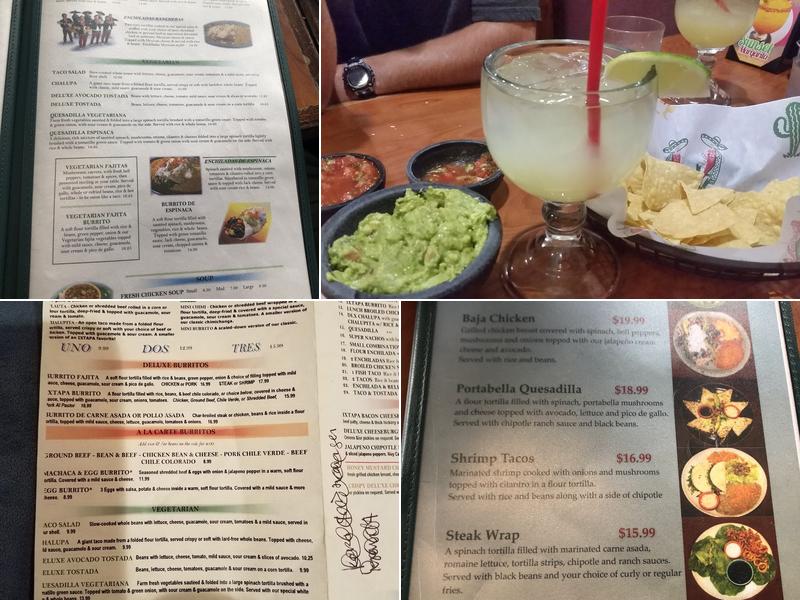 Ixtapa Menu