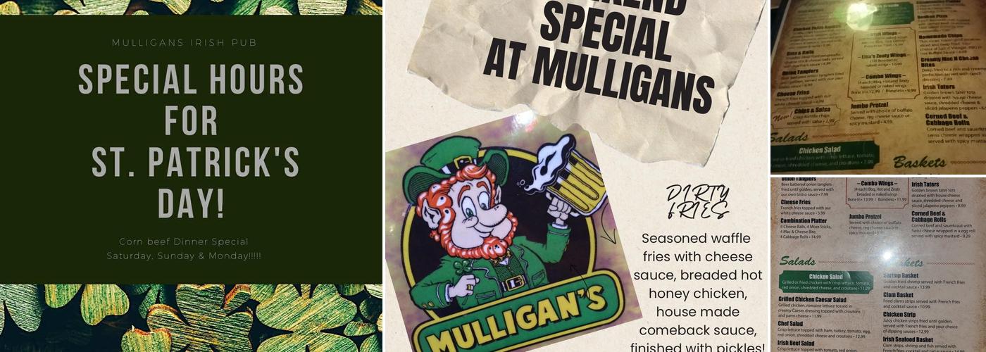 Mulligans Menu
