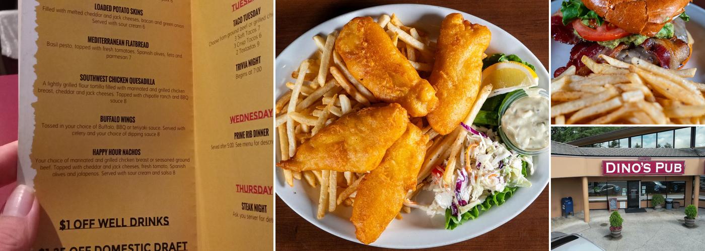 Dino's Pub Menu