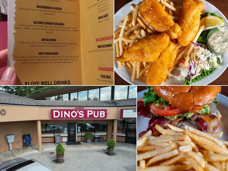 Dino's Pub Menu