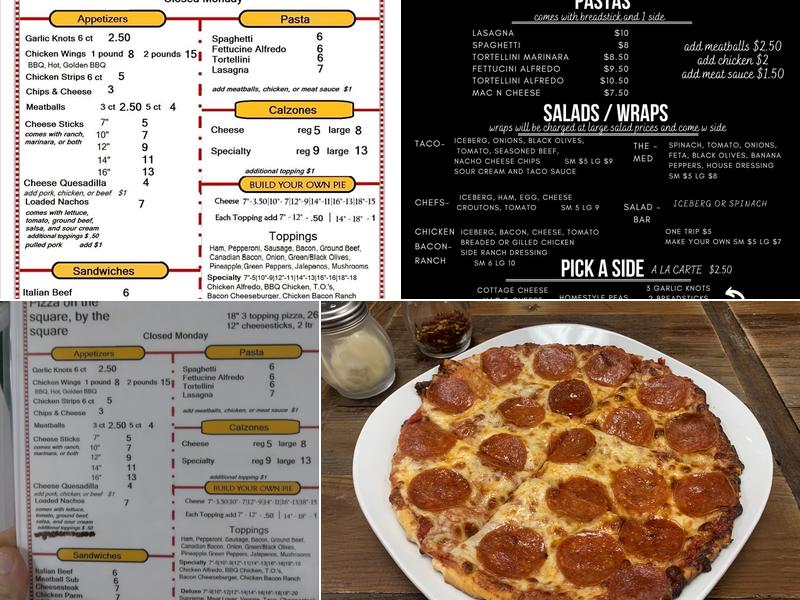 TOs Kitchen Menu