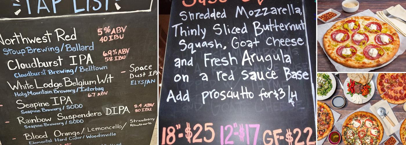 Proletariat Pizza Menu