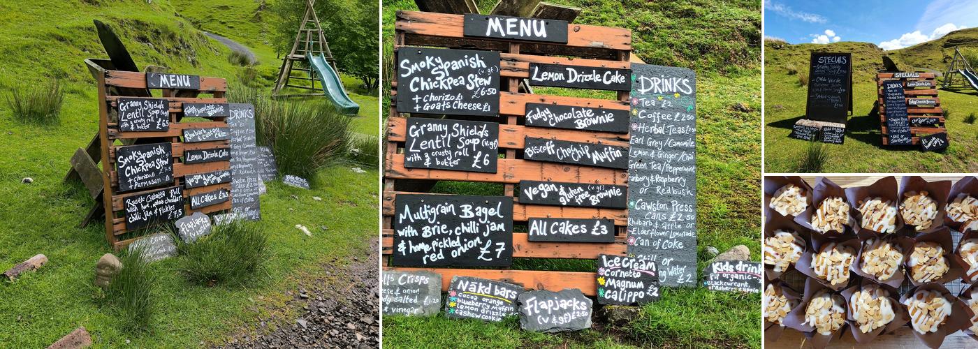 Kerrera Tea Garden and Bunkhouse Menu
