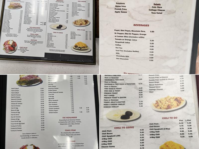 J & J Restaurant Menu