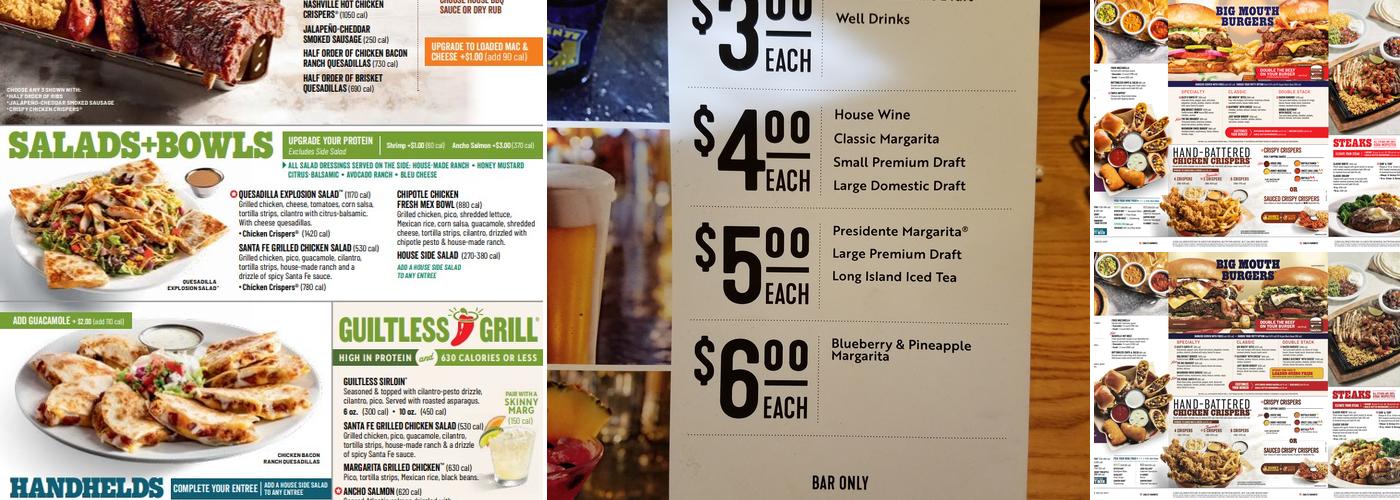Chili's Grill & Bar Menu