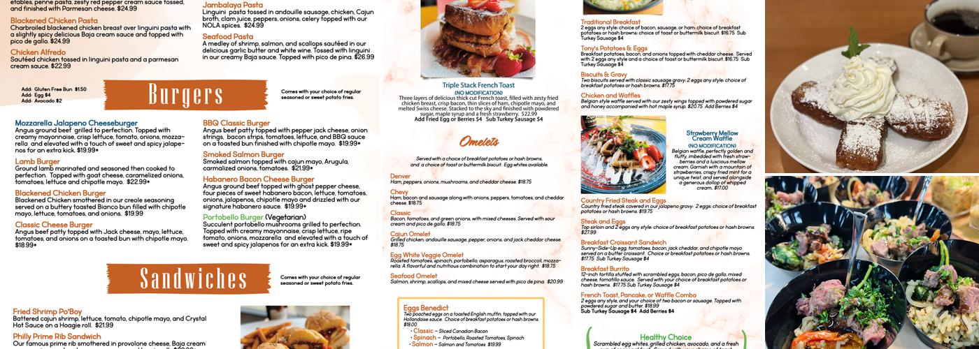 Classic Eats Menu