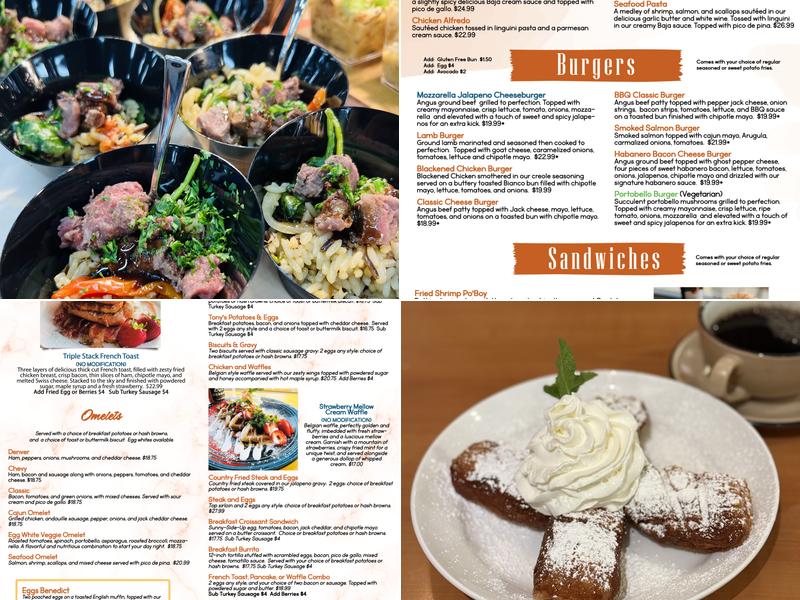 Classic Eats Menu