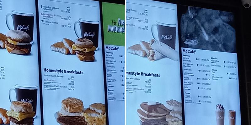 McDonald's Menu