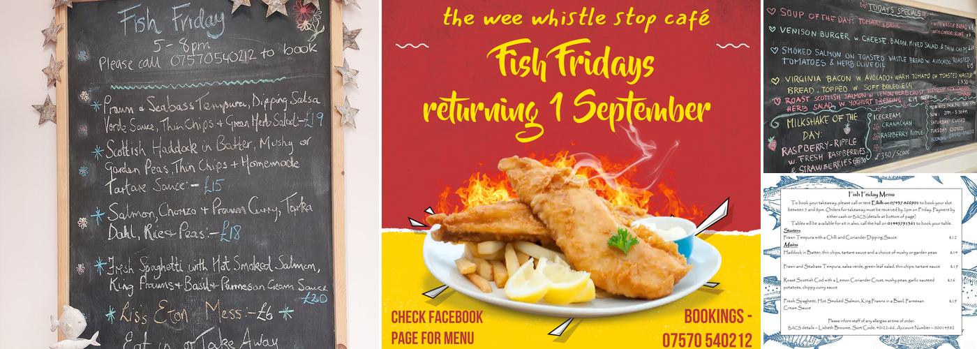 Wee Whistle Stop Cafe Menu