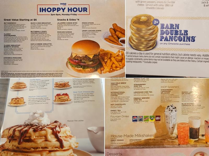 IHOP Menu