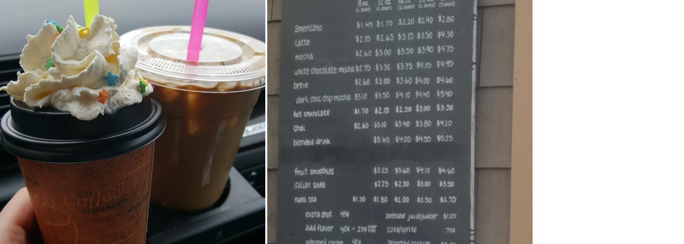 S&J's Caffe Express Menu