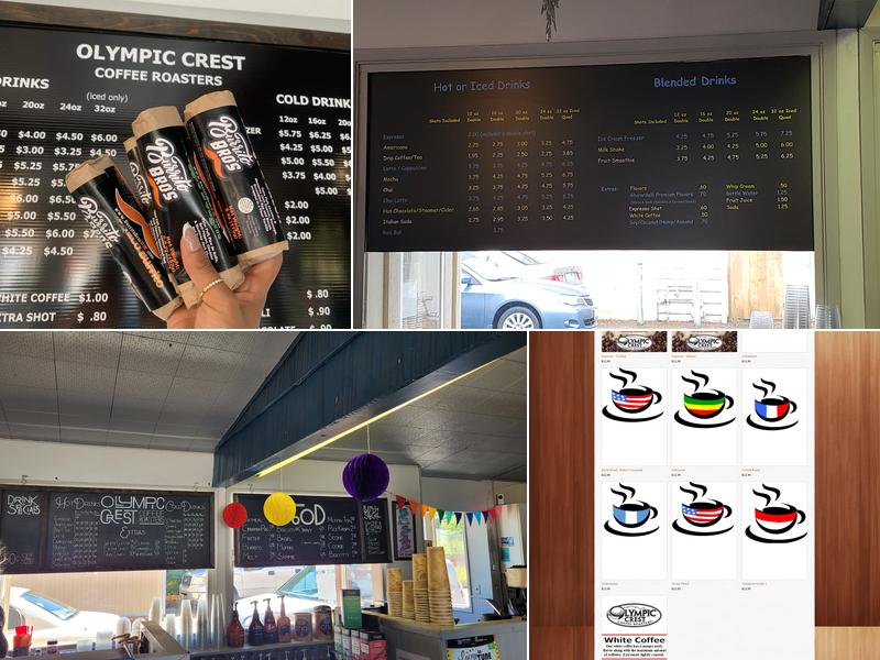 Olympic Crest Coffee Roasters Menu