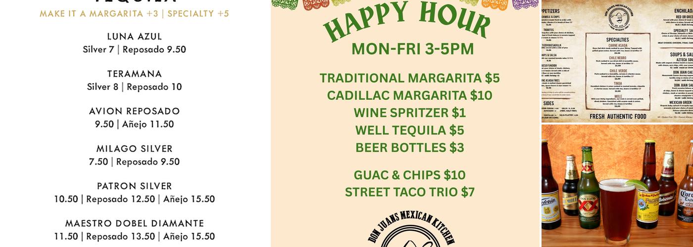Don Juan's Mexican Kitchen Menu