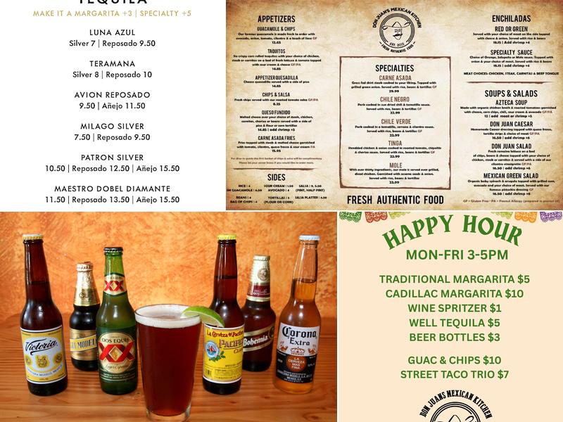 Don Juan's Mexican Kitchen Menu