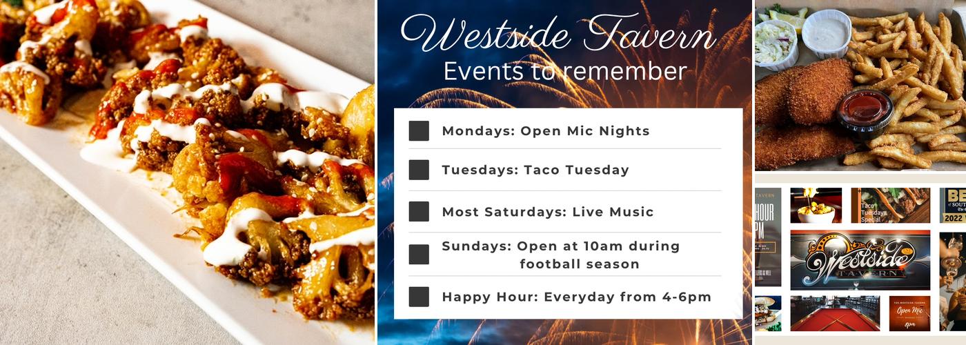 The Westside Tavern Menu