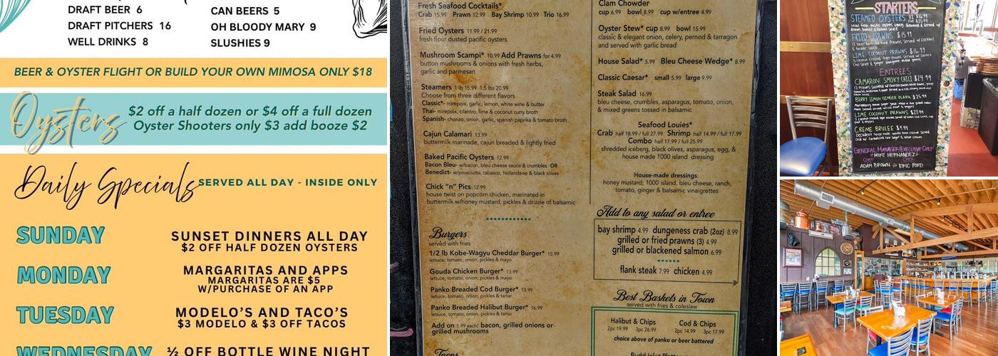 Olympia Oyster House Menu