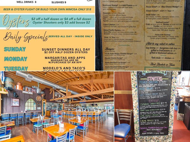 Olympia Oyster House Menu