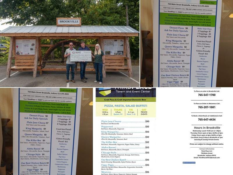 Third Place Menu