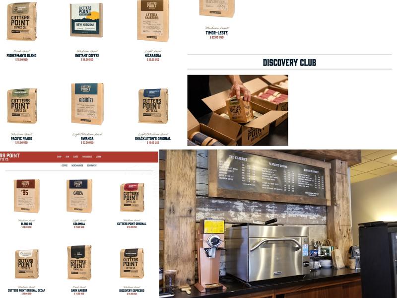 Cutters Point Coffee Menu