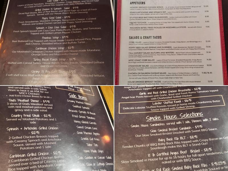 Chubby's Menu