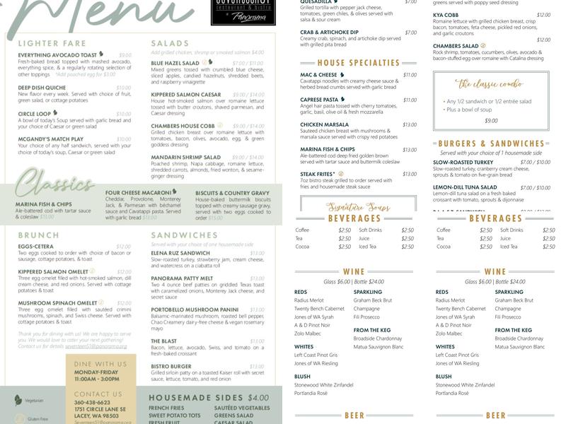 Seventeen51 Restaurant & Bistro Menu