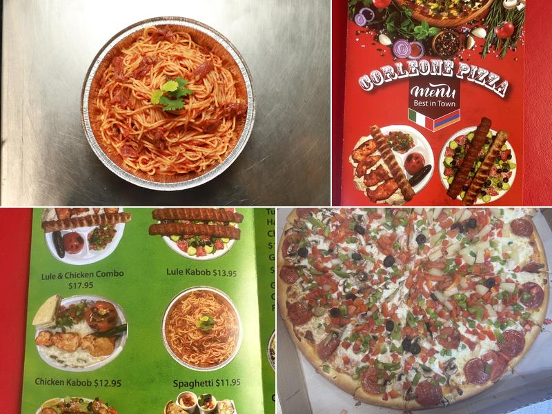 Corleone Pizza Menu