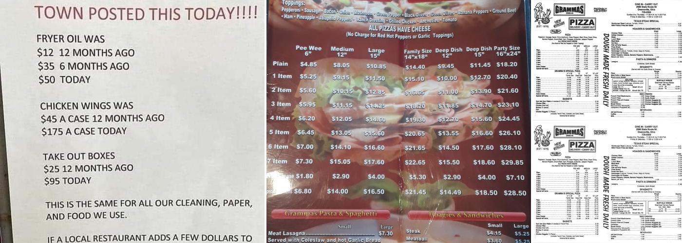 Grammas Pizza Owensville Menu