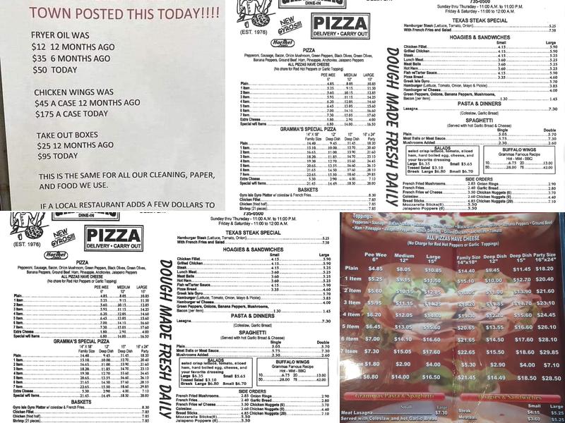 Grammas Pizza Owensville Menu