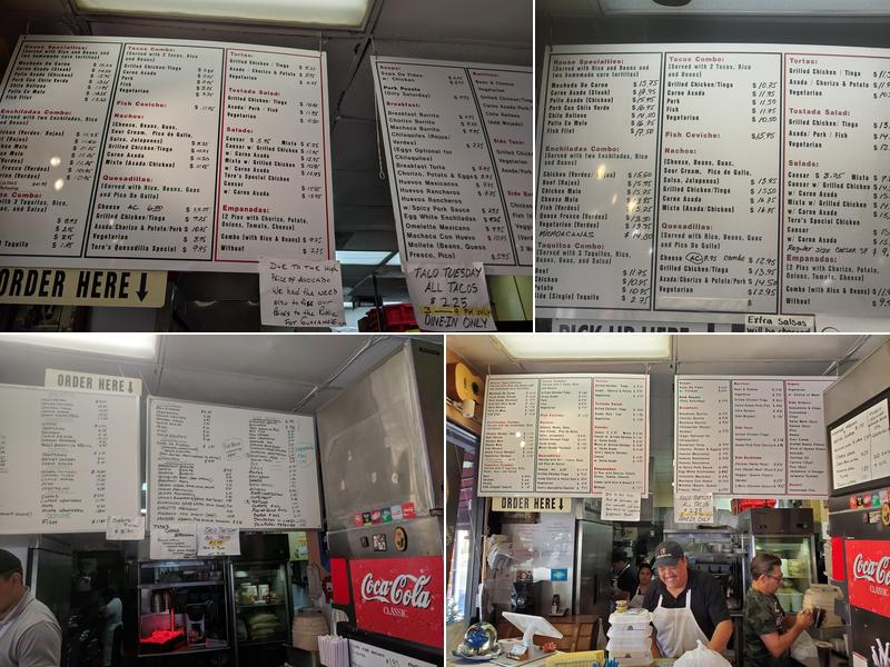 Tere's Mexican Grill Menu